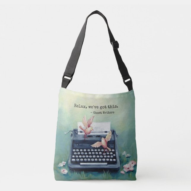 Typewriter & Bird "Got This" Crossbody Bag (Front)