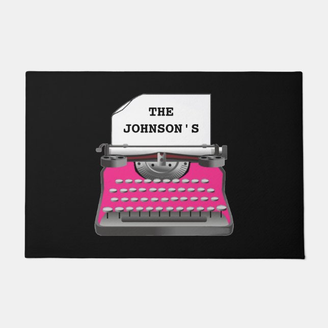 "TYPEWRITER" DOORMAT (Front)