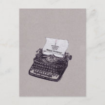Typewriter Happy Birthday Cupcake