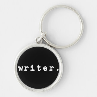 typewriter key style keychain - writer. typewriter