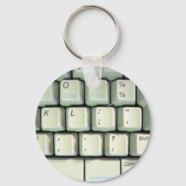 Typewriter Keyboard Key Ring (Front)