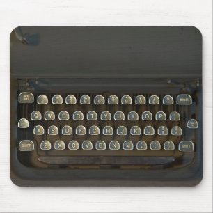 Typewriter Keyboard Mouse Mat