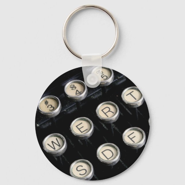Typewriter keys key ring (Front)