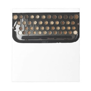 Typewriter Keys Notepad