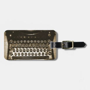 Typewriter Luggage Tag