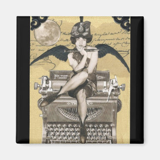 Typewriter Muse Magnet