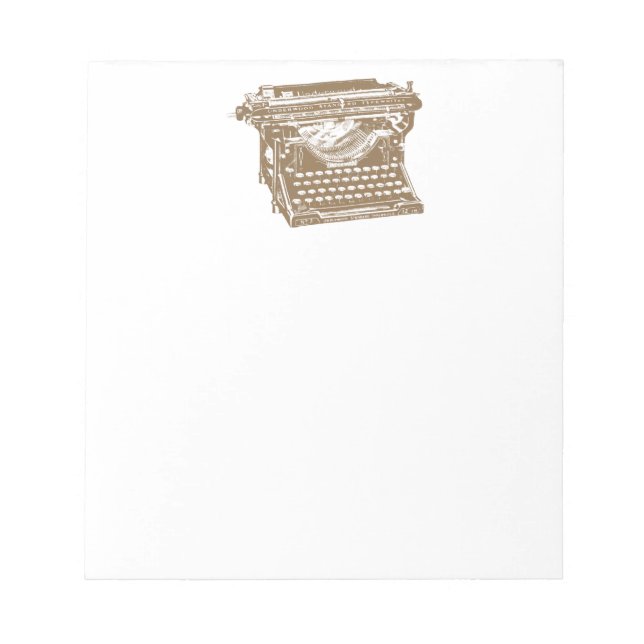 Typewriter Notepad (Front)