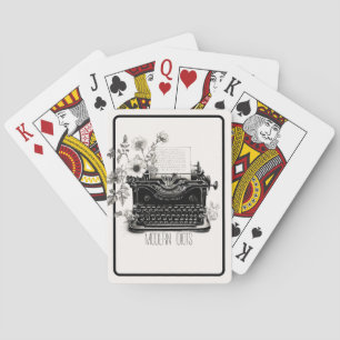 typewriter poets ttpd modern art new aesthetic playing cards