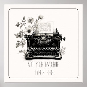 typewriter poets ttpd modern art new esthetic poster