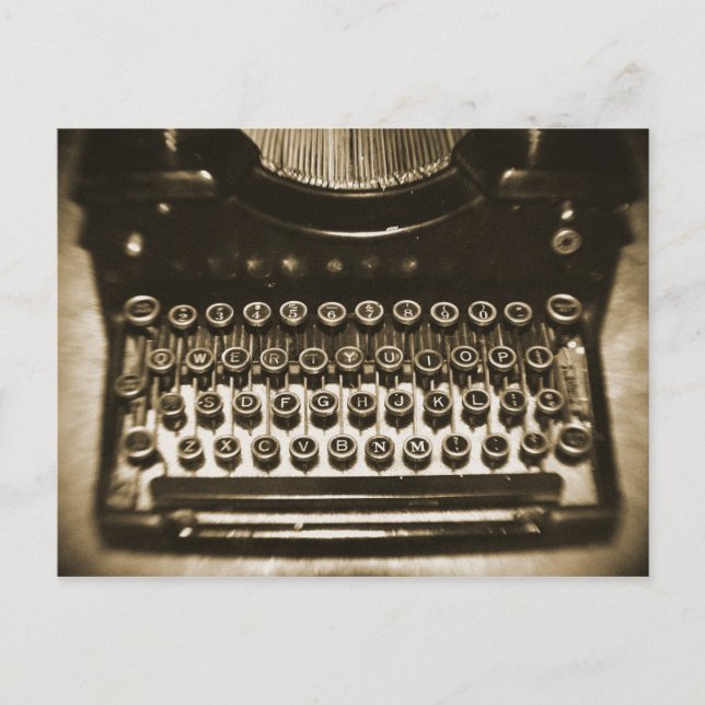 Typewriter Postcard (Front)
