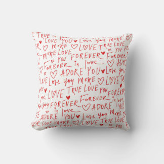 Typewriting Love Cushion