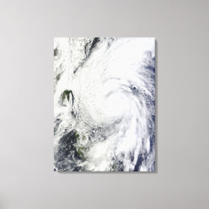 Typhoon Chaba in the Philippine Sea Canvas Print