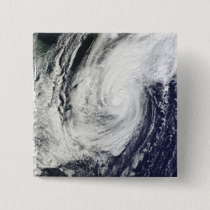 Typhoon Chaba over the Ryukyu Islands, Japan 15 Cm Square Badge