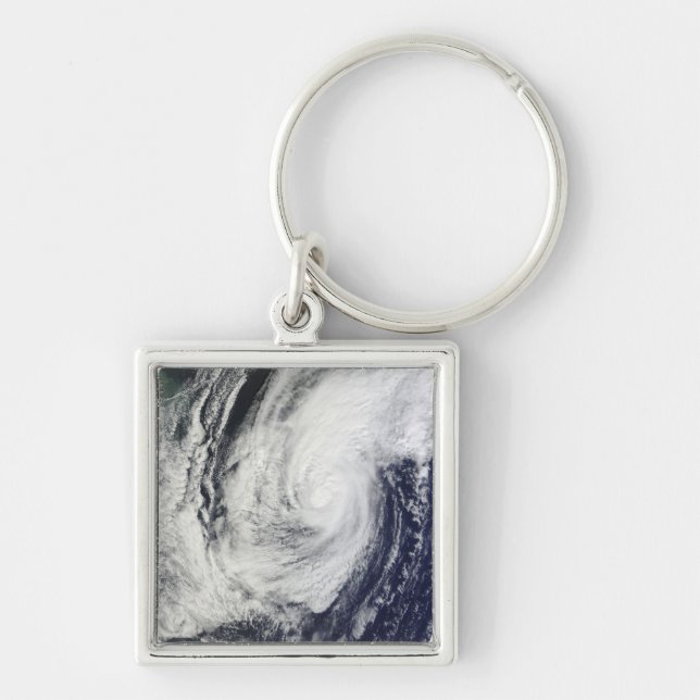 Typhoon Chaba over the Ryukyu Islands, Japan Key Ring (Front)