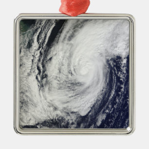 Typhoon Chaba over the Ryukyu Islands, Japan Metal Tree Decoration