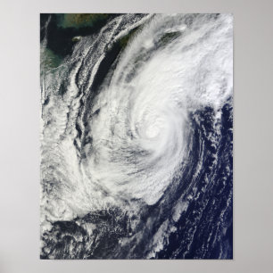 Typhoon Chaba over the Ryukyu Islands, Japan Poster