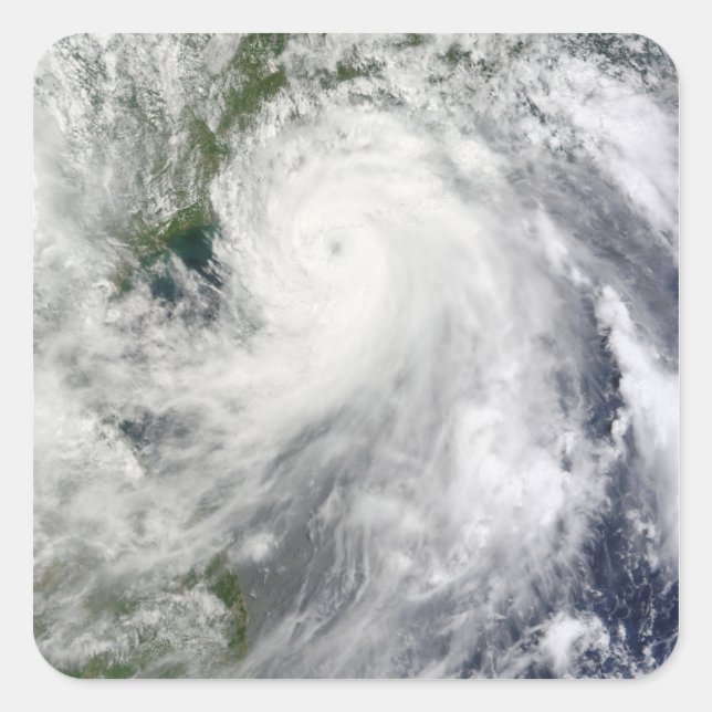 Typhoon Chanthu Square Sticker (Front)