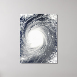 Typhoon Choi-wan south of Japan, Pacific Ocean Canvas Print