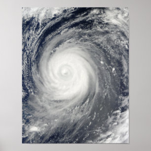 Typhoon Choi-wan south of Japan, Pacific Ocean Poster