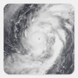 Typhoon Damrey in the western Pacific Ocean Square Sticker
