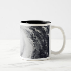 Typhoon Faxai in the western Pacific Ocean Two-Tone Coffee Mug