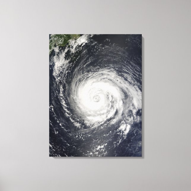 Typhoon Fitow Canvas Print (Front)