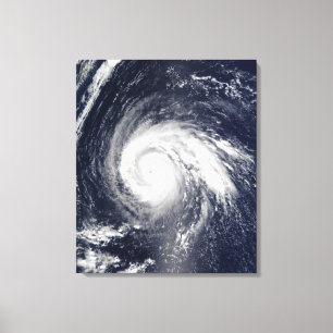 Typhoon Higos Canvas Print
