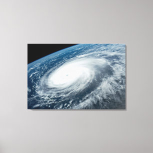 Typhoon Hinnamnor. Canvas Print