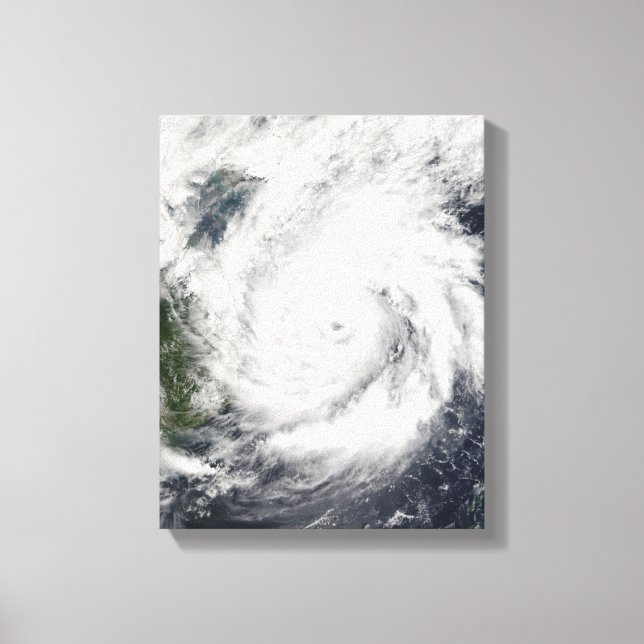 Typhoon Kai-Tak Canvas Print (Front)