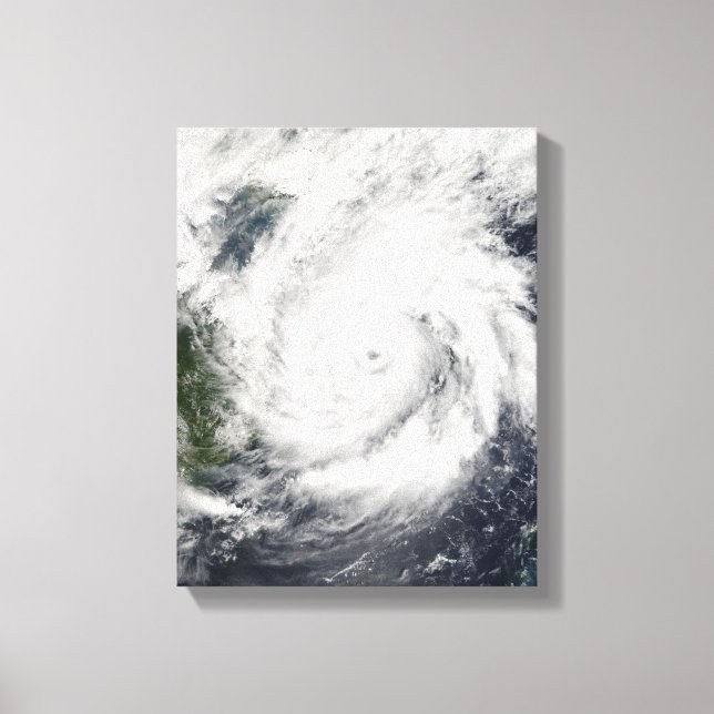 Typhoon Kai-Tak Canvas Print (Front)