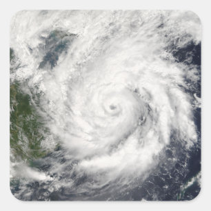 Typhoon Kai-Tak Square Sticker