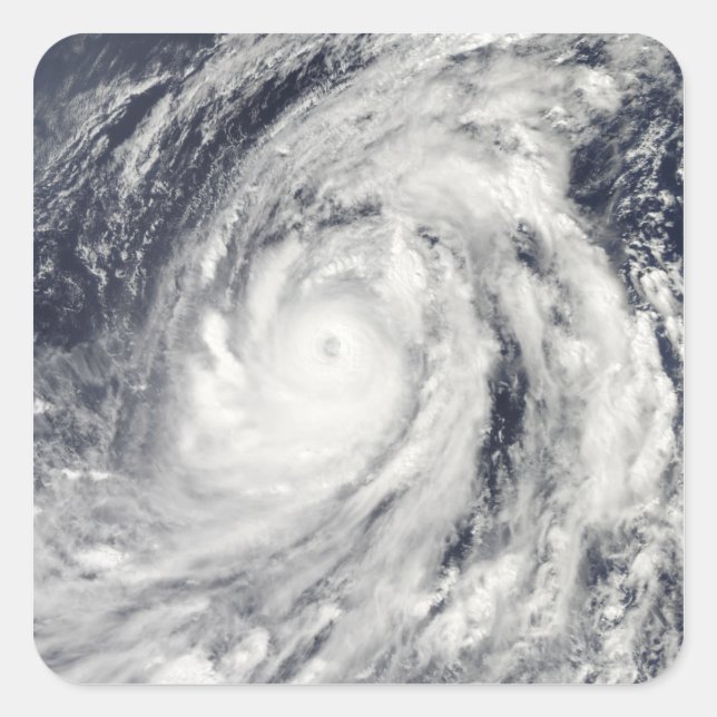 Typhoon Lupit Square Sticker (Front)