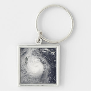 Typhoon Mirinae heading west Key Ring
