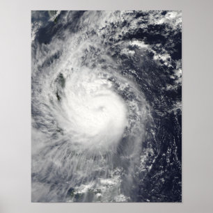Typhoon Mirinae heading west Poster