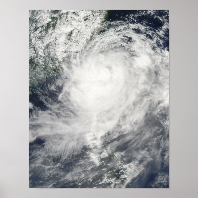 Typhoon Morakot over Taiwan Poster (Front)