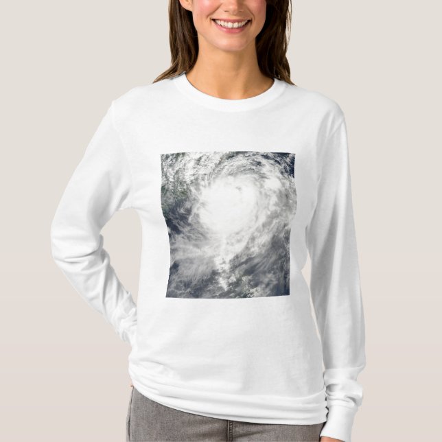 Typhoon Morakot over Taiwan T-Shirt (Front)