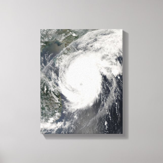 Typhoon Neoguri approaching China 2 Canvas Print (Front)