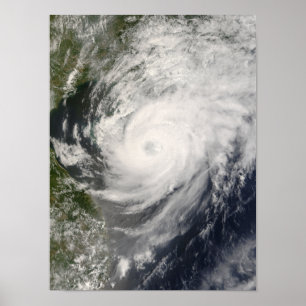 Typhoon Neoguri approaching China Poster
