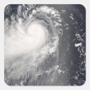 Typhoon Nuri approaching the Philippine Islands Square Sticker