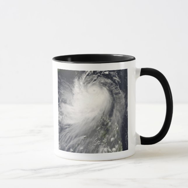 Typhoon Nuri over the Philippine Islands Mug (Right)