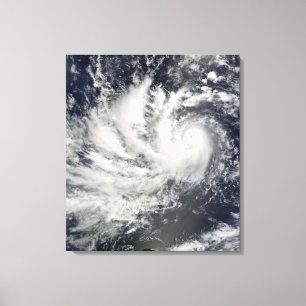 Typhoon Parma heading westward Canvas Print