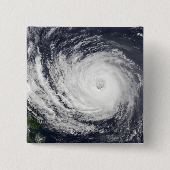 Typhoon Phanfone 15 Cm Square Badge (Front)