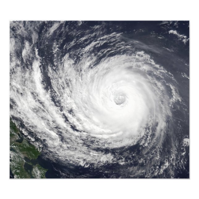 Typhoon Phanfone Photo Print (Front)