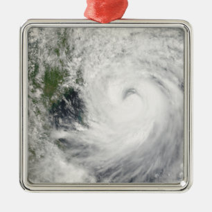 Typhoon Prapiroon Metal Tree Decoration