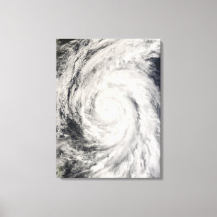 Typhoon Rammasun in the Philippine Sea Canvas Print