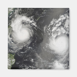 Typhoon Saomai and Tropical Storm Bopha Magnet