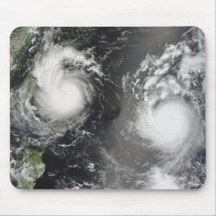 Typhoon Saomai and Tropical Storm Bopha Mouse Mat