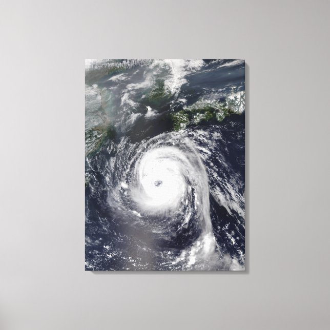 Typhoon Sinlaku 2 Canvas Print (Front)