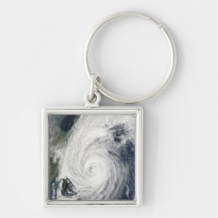 Typhoon Tokage south of Japan Key Ring