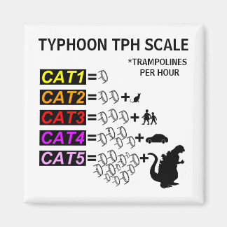 Typhoon TPH Scale Fridge Magnet